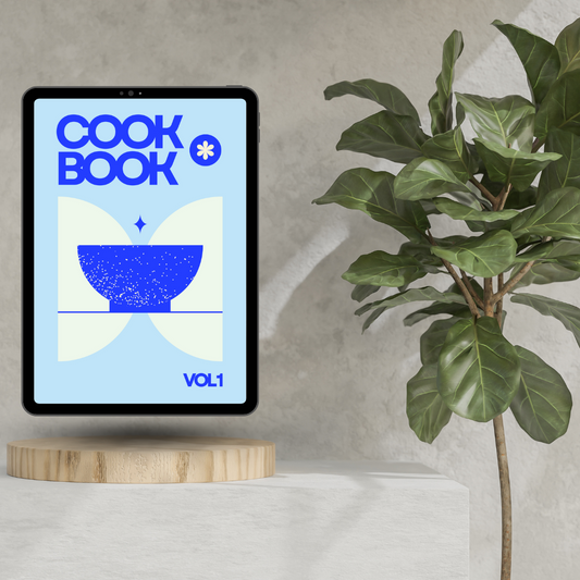 Personalised Digital Cookbook - Blue