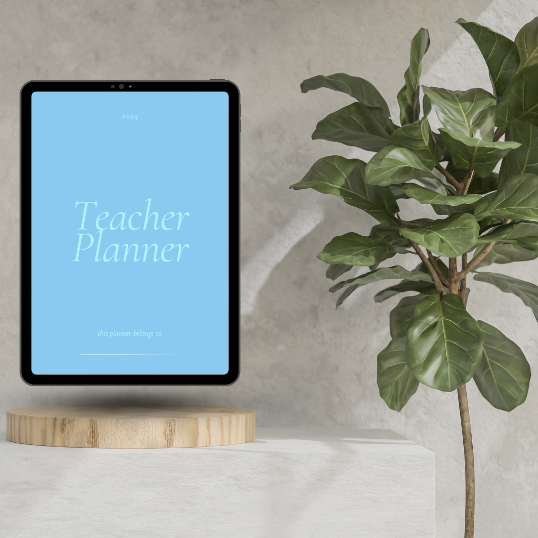 2024 Digital Teacher Planner - Blue