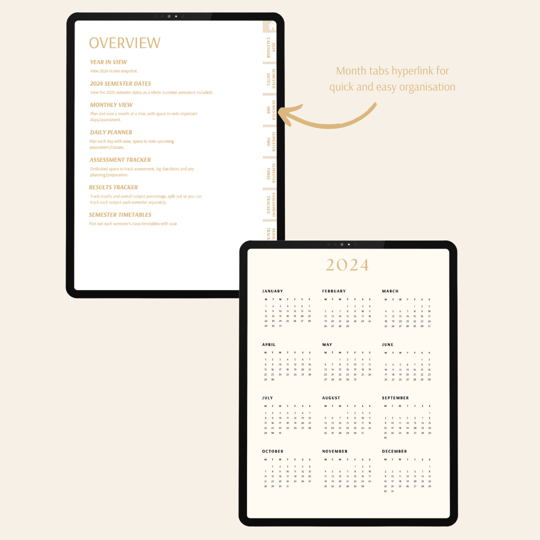 2024 Digital Study Planner