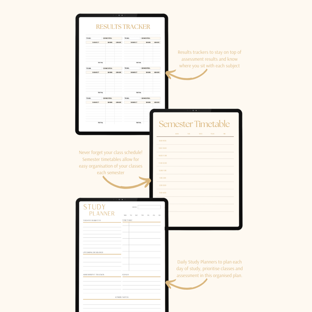 2024 Digital Study Planner