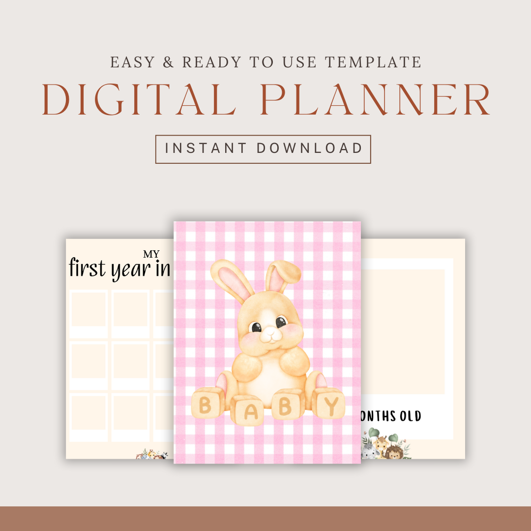 2024 Baby Milestones Journal