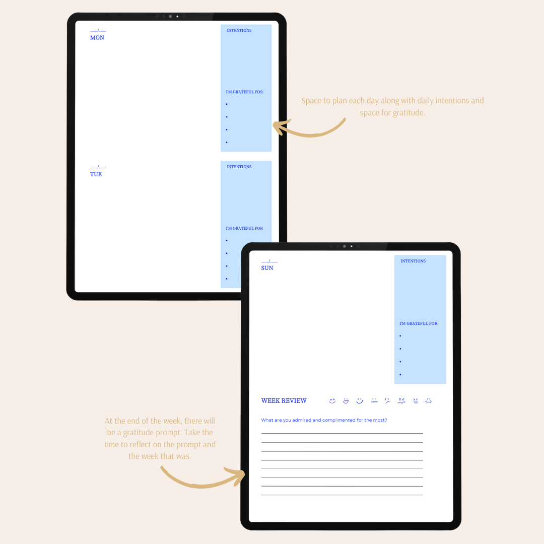 2024 Digital Gratitude Journal