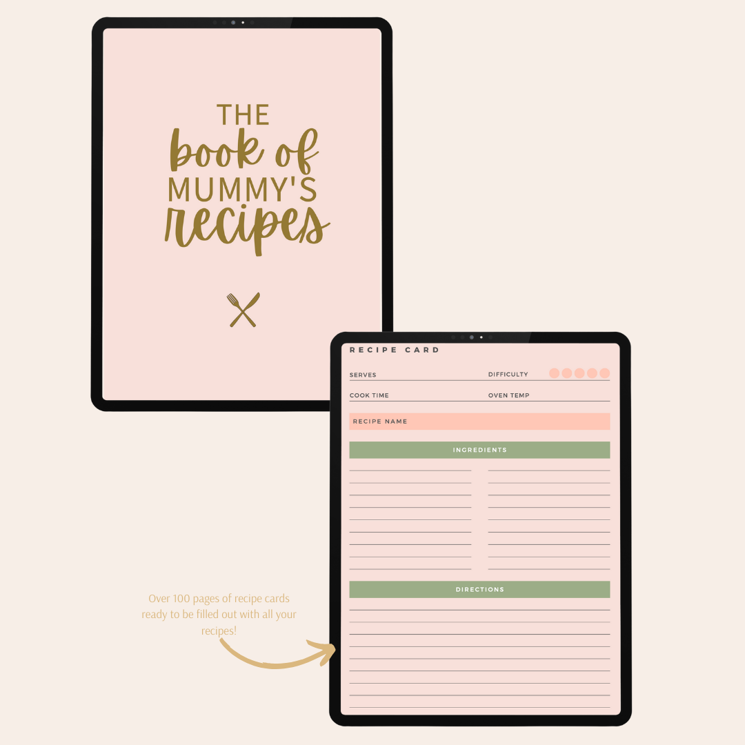 Mum's Cookbook - Digital Recipe Book